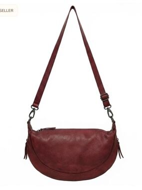 Latico Leathers "Callie" Boho-Chic Leather Sling / Crossbody Bag